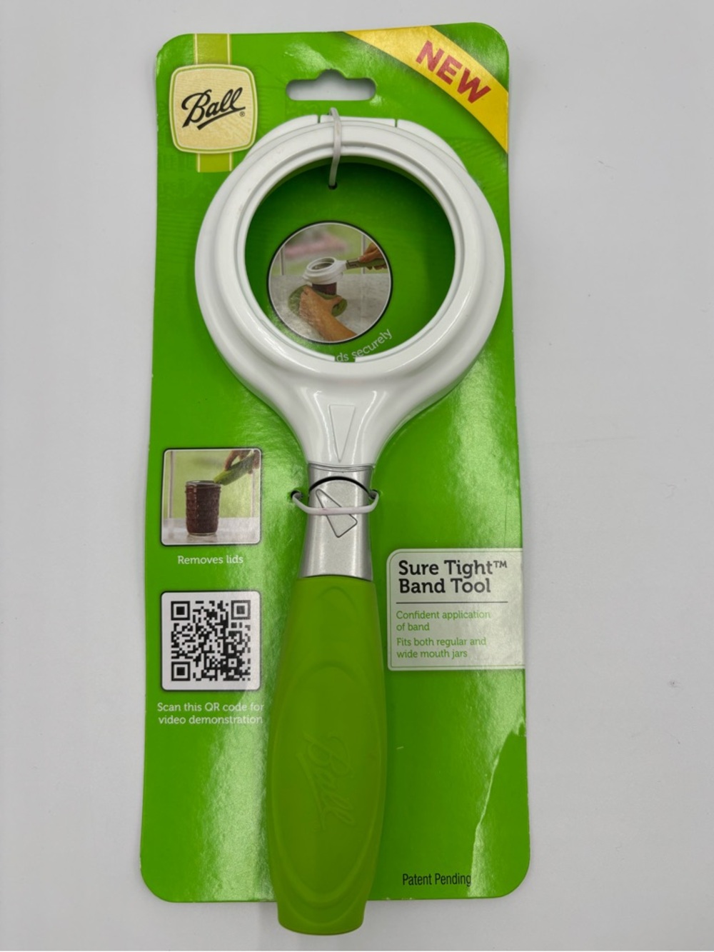 BALL GREEN SURE TIGHT BAND TOOL Home Canning Lid Tightener Regular & Wide Mouth